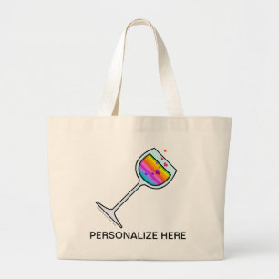 BOLSA TOTE GRANDE OS BOLSAS & AS BOLSAS DE COMPRA DA FORMA DO VIDRO