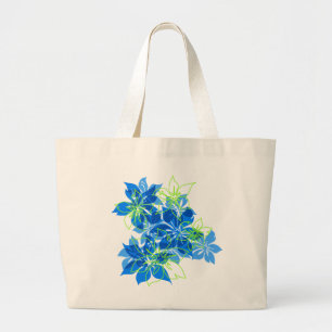 Bolsa Tote Grande Os bolsas havaianos de Camo do hibiscus de Olowalu