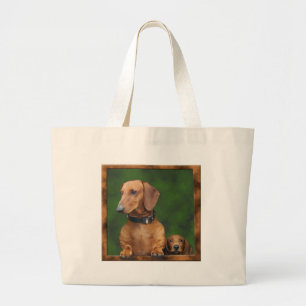 Bolsa Tote Grande Os cães querem para fora!