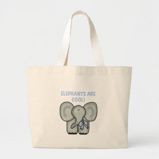 Bolsa Tote Grande Os elefantes são legal
