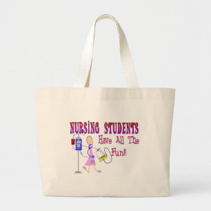 Bolsa Tote Grande Os estudantes dos cuidados têm TODO O divertiment