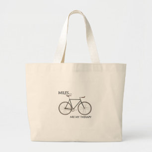 Bolsa Tote Grande Os MIles são minha terapia