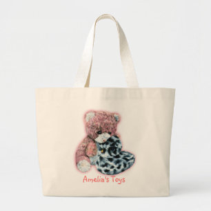 Bolsa Tote Grande Os miúdos nomearam o brinquedo da identificação