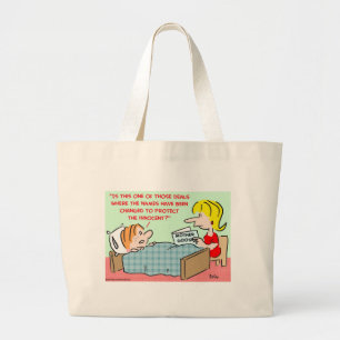Bolsa Tote Grande os nomes mudados protegem o ganso de mãe inocente