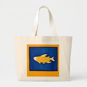 Bolsa Tote Grande Os peixes 1998