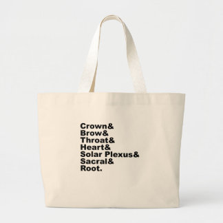 Bolsa Tote Grande Os Sete Chakras do Hinduísmo e Ritual Hindu
