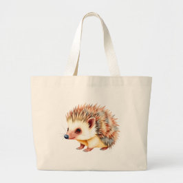 Bolsa Tote Grande ouriço pequeno coberto de espinhos