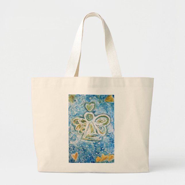 Bolsa Tote Grande Ouro Blue Angel Bag (Frente)