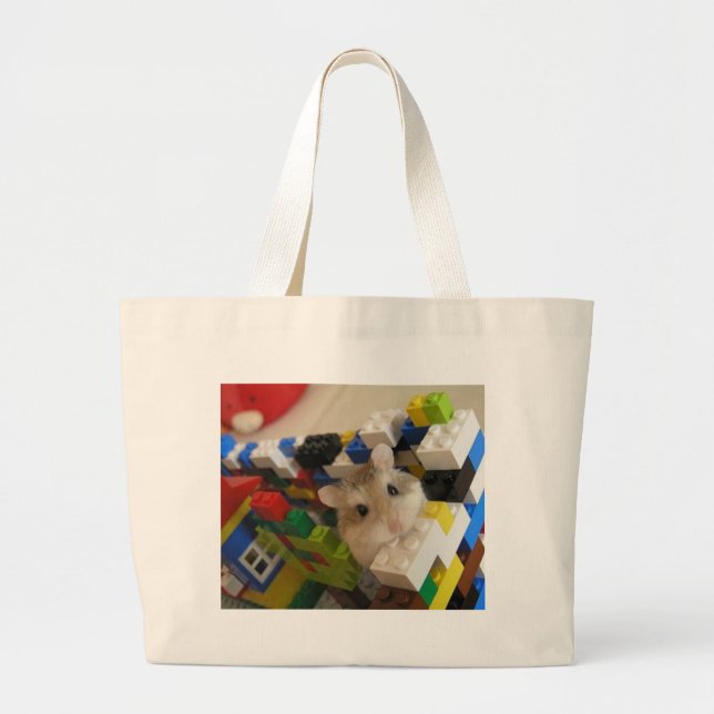 Bolsa Tote Grande ourpets_hamster (Frente)