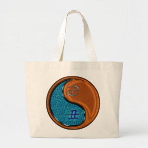 Bolsa Tote Grande Ox cancer e madeira