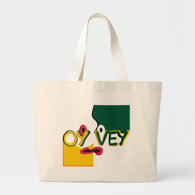 Bolsa Tote Grande Oy Vey (Frente)