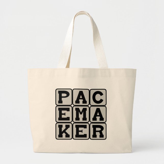 Bolsa Tote Grande Pacemaker, Heart Aid (Frente)