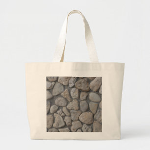 Bolsa Tote Grande Padrão de pedra