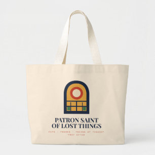 Bolsa Tote Grande Padroeiro de Coisas Perdidas Vintage Curiosidade G