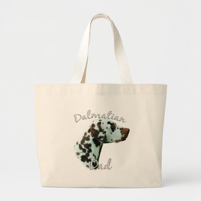 Bolsa Tote Grande Pai 2 da Dalmácia (fígado) (Frente)