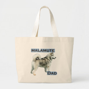 Bolsa Tote Grande Pai 4 do Alasca Malamute