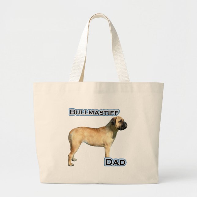 Bolsa Tote Grande Pai Bullmastiff 4 (Frente)