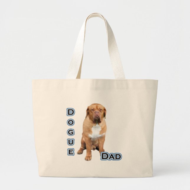 Bolsa Tote Grande Pai de cães 4 (Frente)