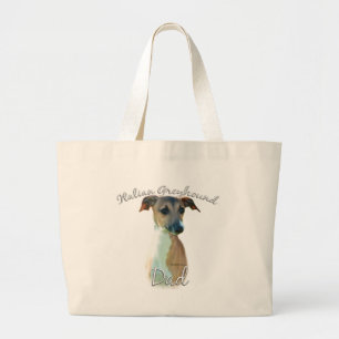 Bolsa Tote Grande Pai Greyhound italiano 2