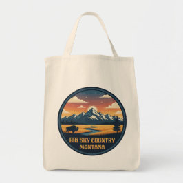 Bolsa Tote Grande País do Céu Montana