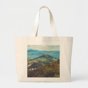Bolsa Tote Grande Paisagem romântica