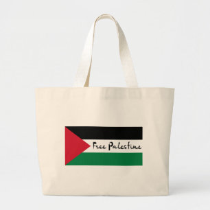 Bolsa Tote Grande Palestina livre - فلسطينعلم - bandeira pa