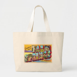 Bolsa Tote Grande Palm Primaveras California CA - Cartão postal gran