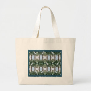 Bolsa Tote Grande Palmeira & Egret
