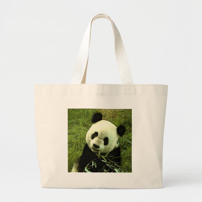 Bolsa Tote Grande Panda (Frente)