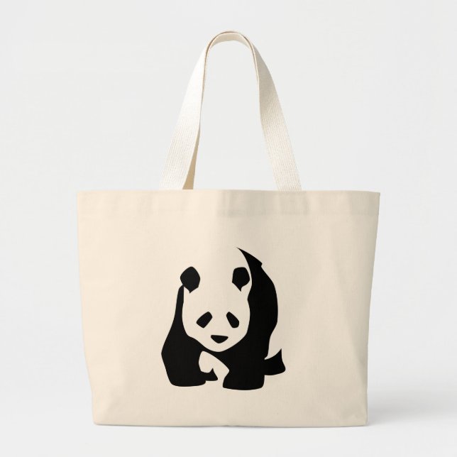 Bolsa Tote Grande Panda (Frente)