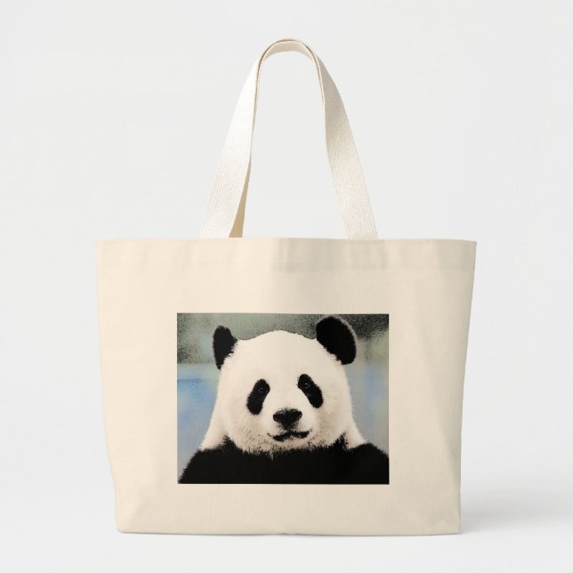 Bolsa Tote Grande Panda (Frente)