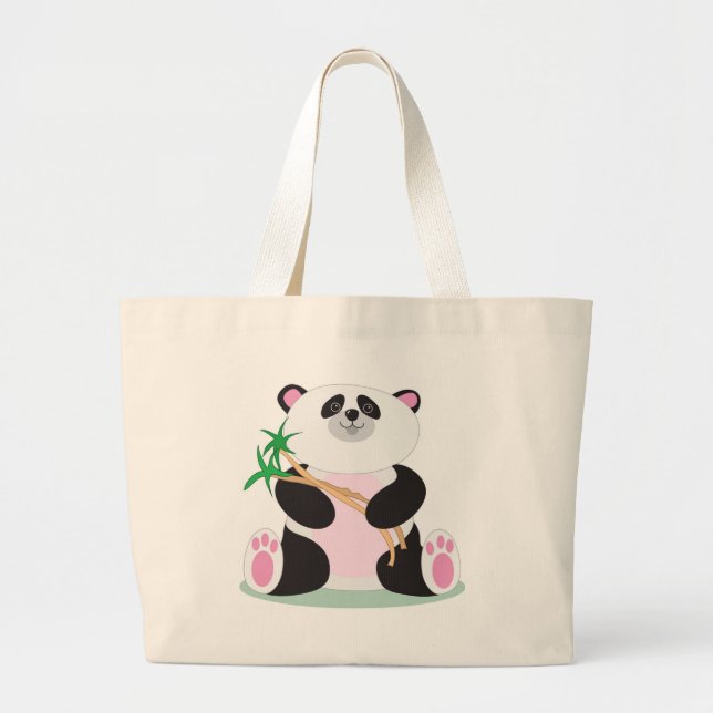 Bolsa Tote Grande Panda (Frente)