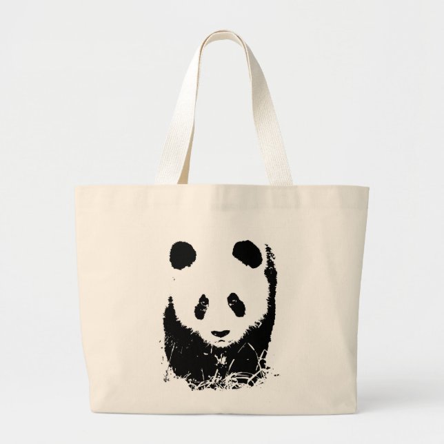 Bolsa Tote Grande Panda (Frente)