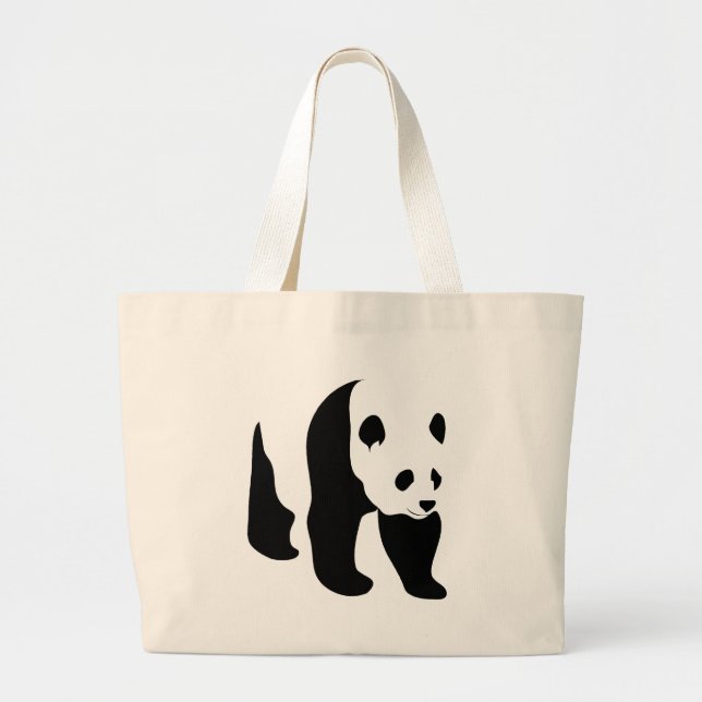 Bolsa Tote Grande Panda!! Saco (Frente)