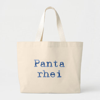 Bolsa Tote Grande Panta rhei "Tudo corre"