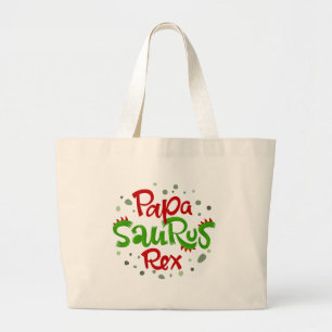 Bolsa Tote Grande Papa Surus Rex Graphic