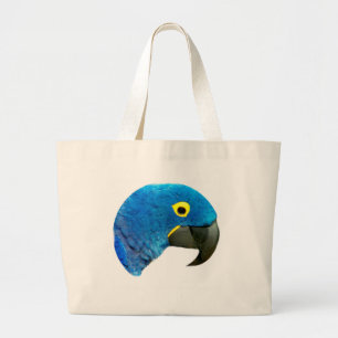 Bolsa Tote Grande Papagaio Azul do Amor_