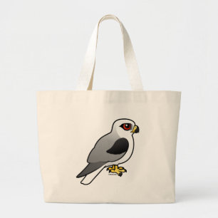 Bolsa Tote Grande papagaio Branco-atado