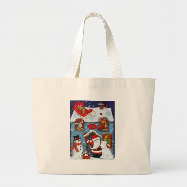 Bolsa Tote Grande Papais noeis (Frente)