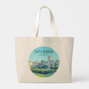 Bolsa Tote Grande Papais noeis Barbara California Courthouse Waterco