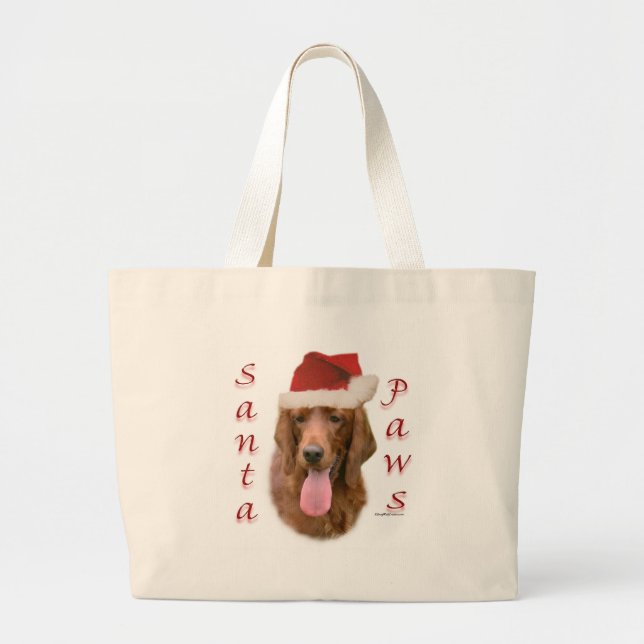 Bolsa Tote Grande Papais noeis de Setores Irlandeses (Frente)