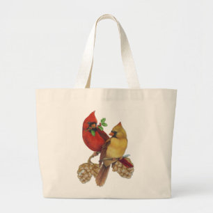 Bolsa Tote Grande Par Cardinal