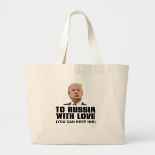 Bolsa Tote Grande Para a Rússia com amor