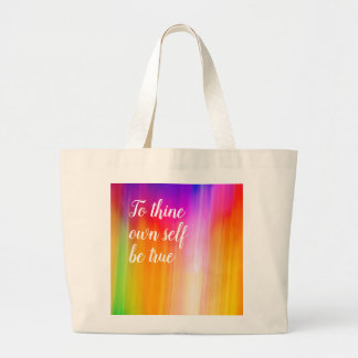 Bolsa Tote Grande Para você ser verdadeiro Tote Bag de Jo Images