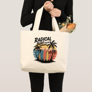Bolsa Tote Grande Paraíso Radical no Oceano Surf