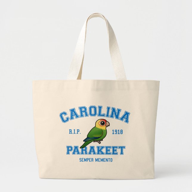 Bolsa Tote Grande Parakeet da equipe (Frente)