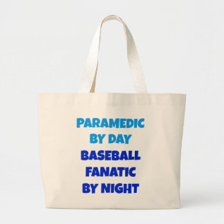 Bolsa Tote Grande Paramedico Fanático Baseball