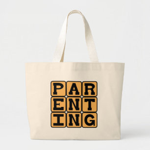 Bolsa Tote Grande Parentalidade, mãe ou Pai