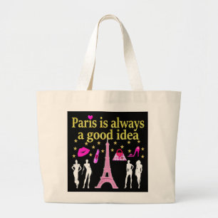BOLSA TOTE GRANDE PARIS É SEMPRE UMA BOA IDEIA