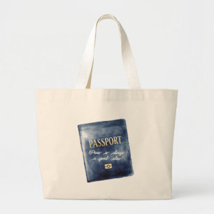 Bolsa Tote Grande Paris é Sempre uma Boa Ideia Passaporte Azul